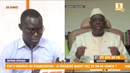 Direct Etat d'urgence, loi d'habilitation : Le président Macky Sall en fin de course ?