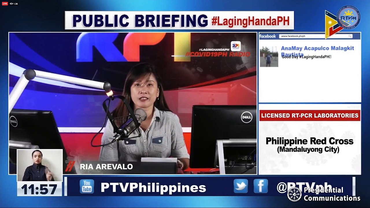 Laging Handa public briefing on coronavirus in...