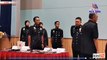 Earlier today: Johor Police Chief holds press conference on online gambling syndicate