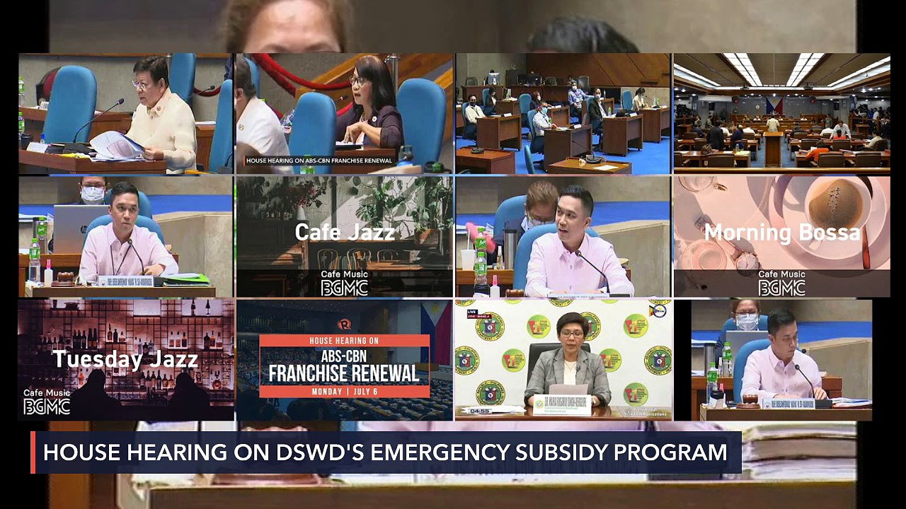 House hearing on DSWD's emergency subsidy program