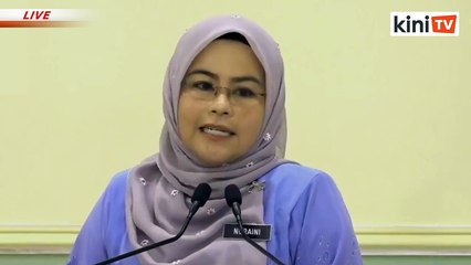 LIVE: Higher Education Minister Noraini Ahmad holds press conference