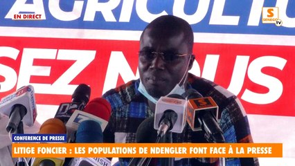 Direct - Litige foncier : Les populations de Ndengler font face à la presse (Senego-TV)