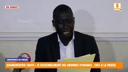 DIRECT - Augmentation tarifs : Le Rassemblement des abonnés Orange, face à la presse
