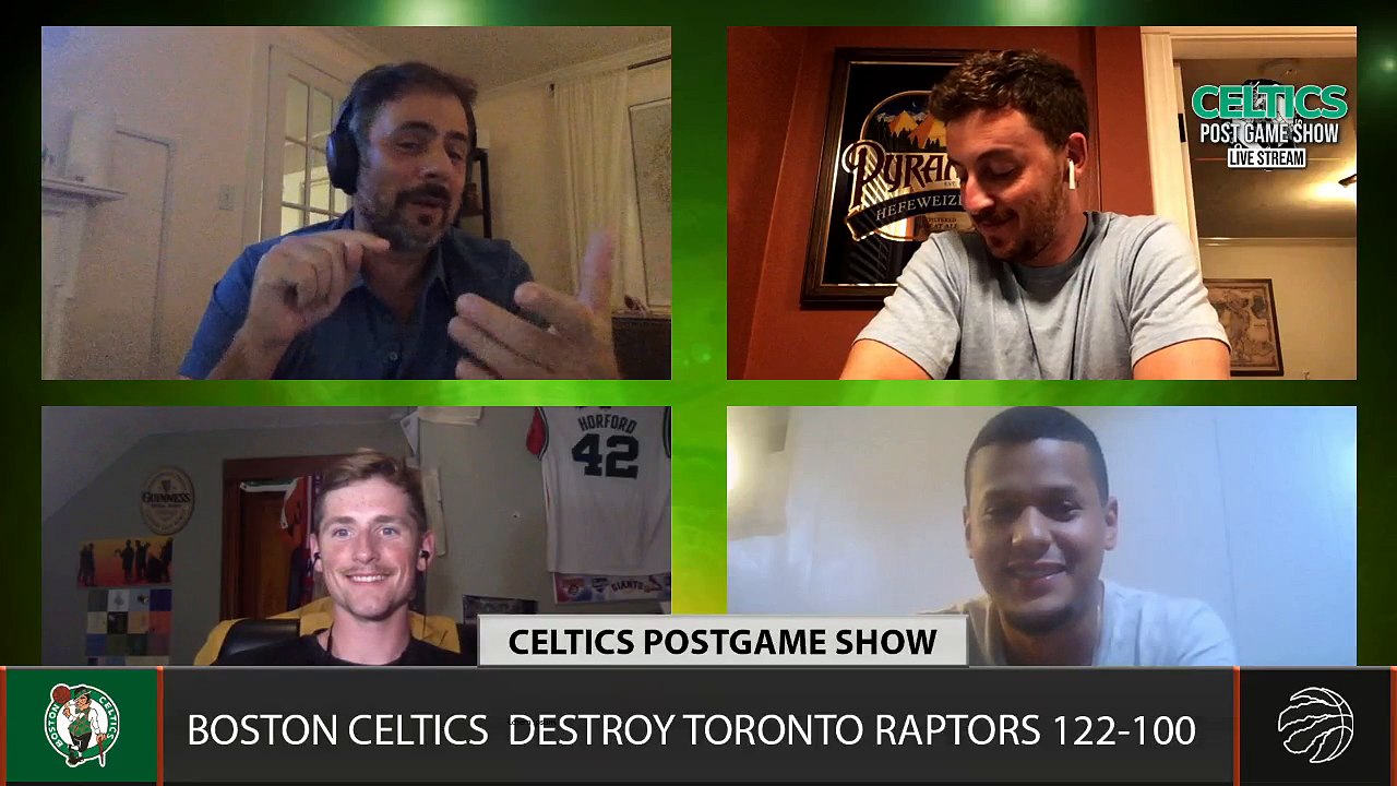 Celtics vs Raptors CLNS Media Postgame Show