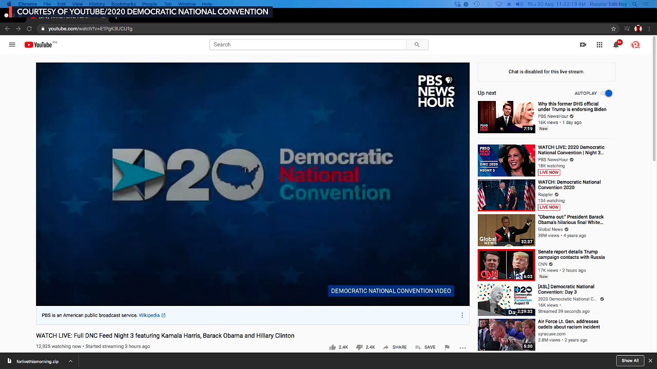 WATCH: Democratic National Convention 2020