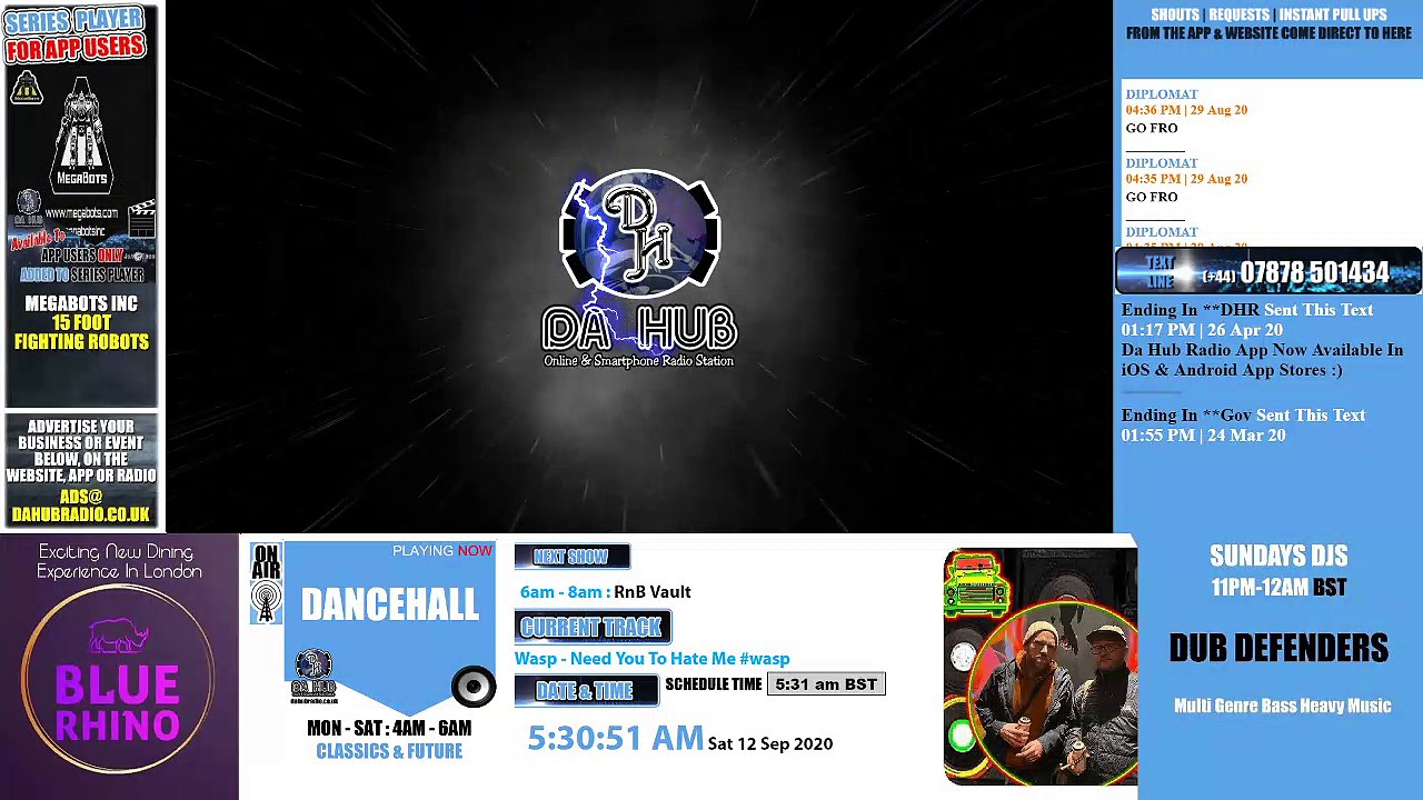 Da Hub Radio - LIVE