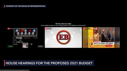 House budget hearing for DHSUD for 2021 fiscal year
