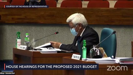 House budget hearing for DOTr for 2021 fiscal year