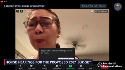 House budget hearing for DepEd for 2021 fiscal year