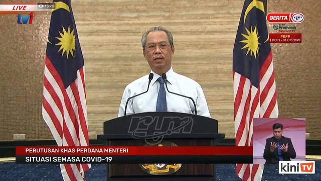 LIVE: Special address by Prime Minister Muhyiddin Yassin on Covid-19