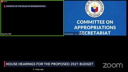 House budget hearing for DOJ for 2021 fiscal year