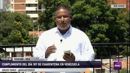 EN VIVO - Cumplimiento del día 187 de cuarentena en Venezuela
