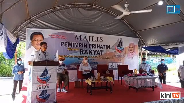 Earlier Today: Shafie Apdal's ceramah at Sg Sibinga