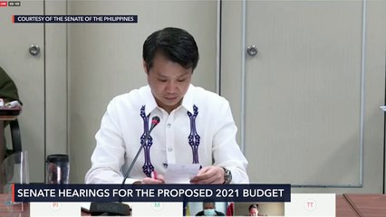 Senate budget hearing for GOCC for 2021 fiscal year