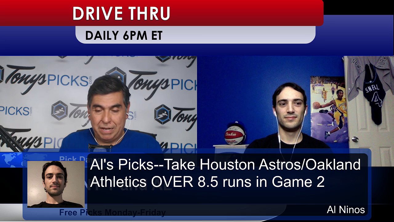 Drive Thru Free Picks NFL Picks MLB Picks College Football Picks Monday 10-5-2020