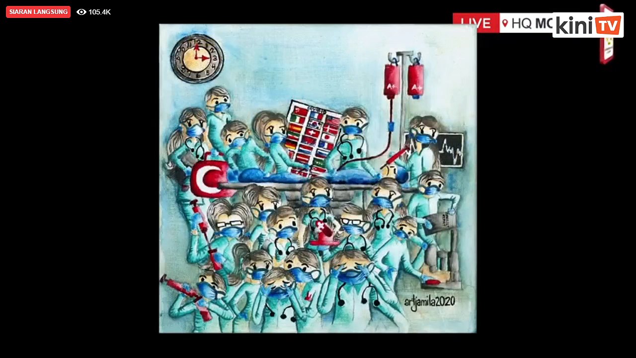 LIVE: Health DG under quarantine, updates nation on Covid-19 situation from home