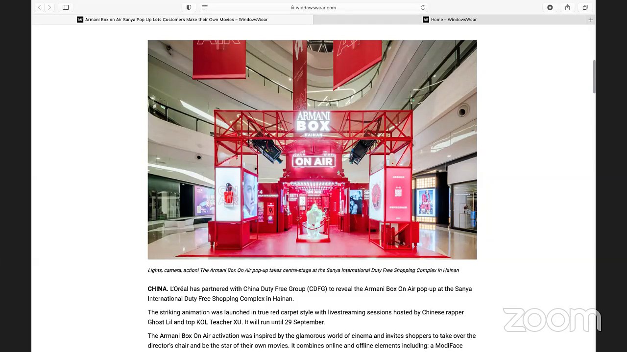 58mm Coffee Cups Recycled into Burberry Packaging & More! WindowsWear LIVE! www.windowswear.com