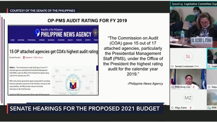 Tải video: ICYMI: Senate budget hearing for Office of the President for 2021 fiscal year