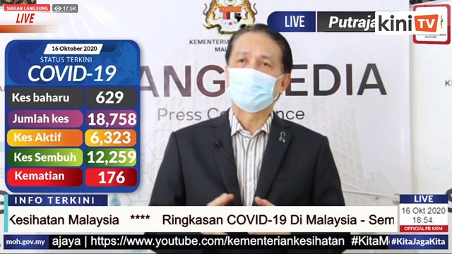 LIVE: Perkembangan terkini Covid-19 oleh Kementerian Kesihatan