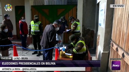 EN VIVO - Elecciones presidenciales en Bolivia