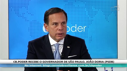 CB.PODER 21/10 - João Doria
