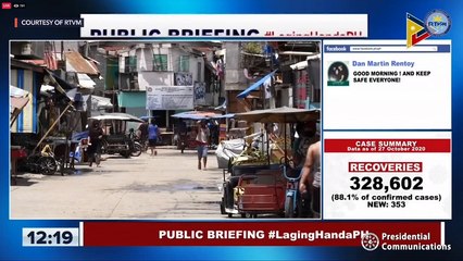 Laging Handa public briefing on COVID-19 in the Philippines | Wednesday, October 28