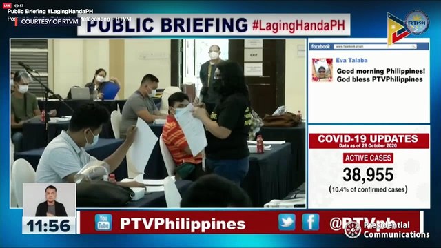 Laging Handa public briefing on COVID-19 in the Philippines | Thursday, October 29