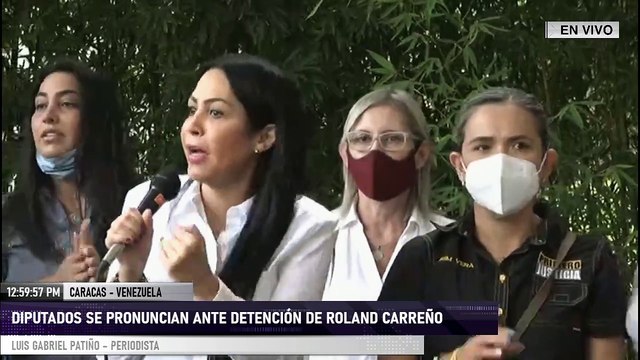 En Vivo - Diputados se pronuncian ante detención de Roland Carreño
