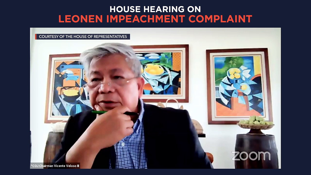House hearing on Leonen impeachment complaint