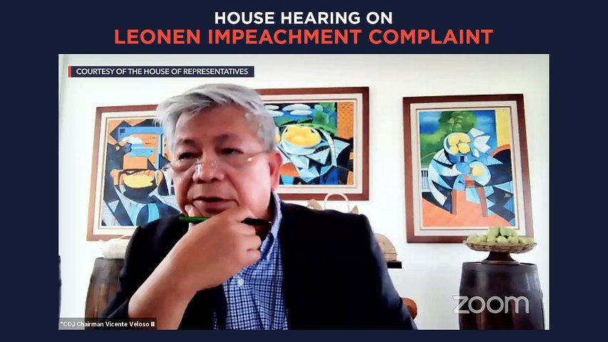 House hearing on Leonen impeachment complaint
