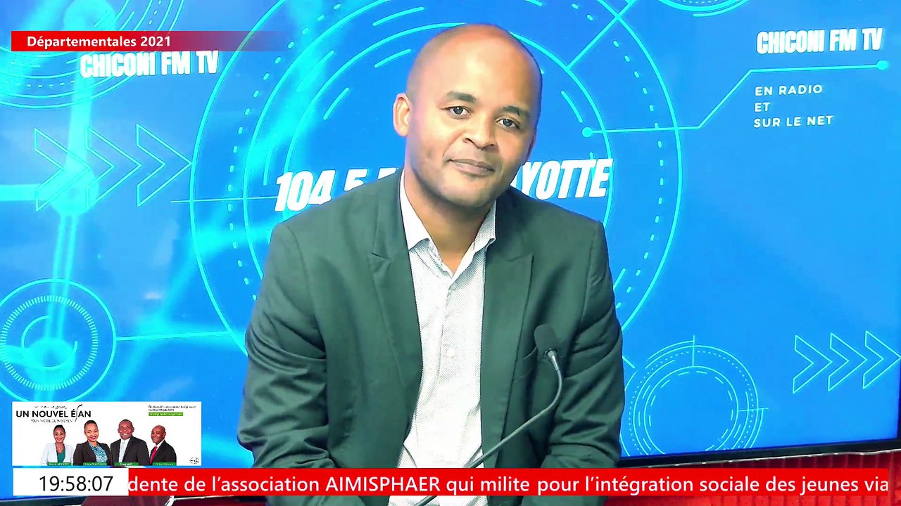 Chiconi FM-TV reçoit les candidats aux élections départementales des 20 et 27 juin 2021 dans le canton n°10 de Ouangani