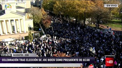 En Vivo - Celebración tras elección de Joe Biden como presidente de EE.UU