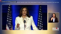 US Vice President-elect Kamala Harris' victory speech