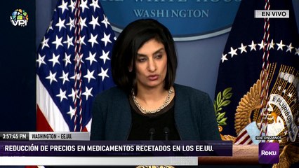 En Vivo -  Trump se pronuncia sobre reducción de precios en los medicamentos recetados en EEUU