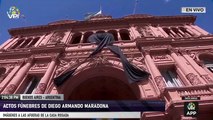 Continúa actos fúnebres de Diego Armando Maradona - En Vivo desde Argentina