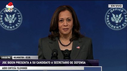 En Vivo desde Wilmington - Joe Biden presenta a su candidato a secretario de defensa