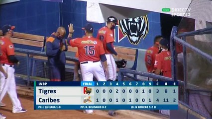 Tigres de Aragua vs Caribes de Anzoategui 18-Dic-2020