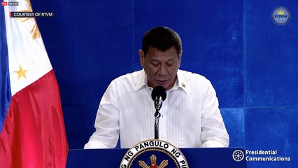 Duterte at the 85th anniversary of the AFP