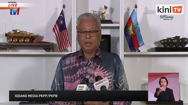 LIVE: Sidang media oleh Menteri Kanan (Keselamatan) Ismail Sabri Yaakob