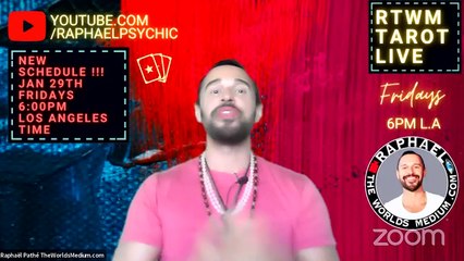 “RTWM TAROT LIVE” with Raphaël Pathé - RAPHAEL THE WORLDS MEDIUM