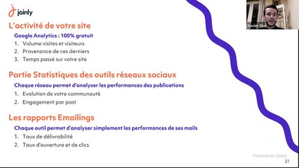 Webinaire Joinly "Digitaliser la communication de son club de sport"