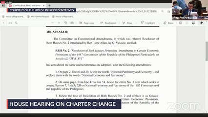House hearing on charter change | Tuesday, February 2