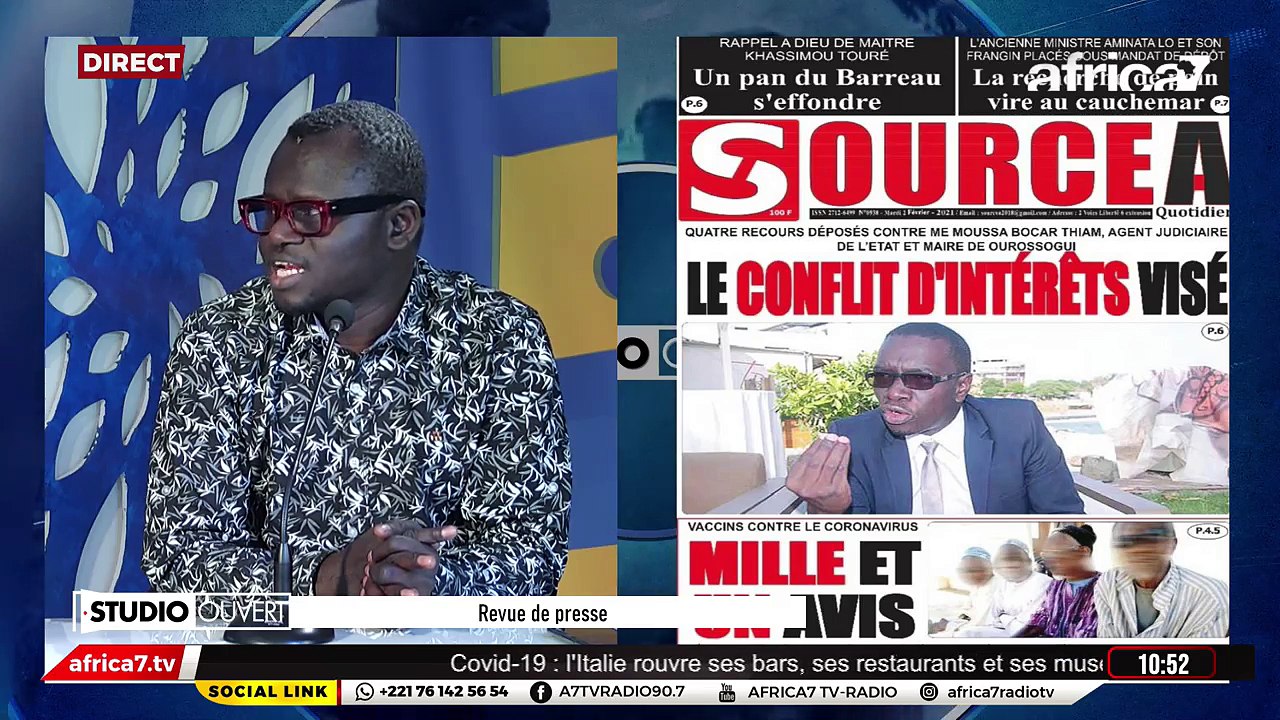 STUDIO OUVERT DU 02 02 2021