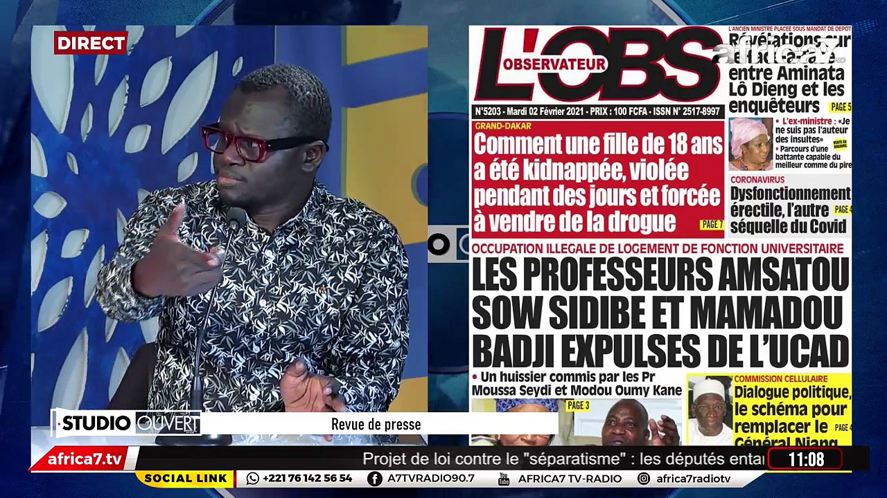 STUDIO OUVERT DU 02 02 2021