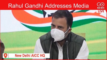 LIVE: Rahul Gandhi Addresses Media