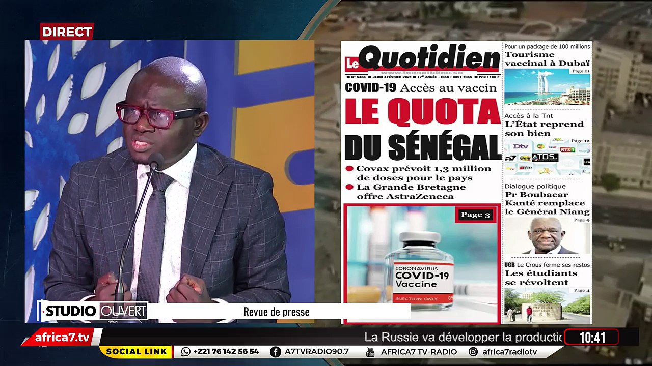 STUDIO OUVERT DU 04 02 2021
