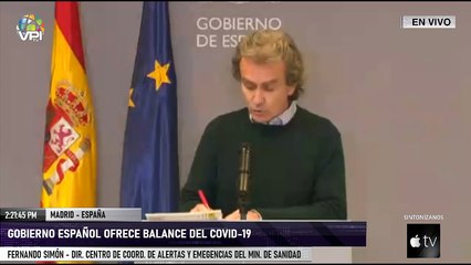 En Vivo desde Madrid - Gobierno español ofrece balance del Covid-19