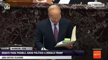 En Vivo desde Washington - Inicia debate para posible juicio político a Donald Trump