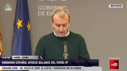 En Vivo desde Madrid - Gobierno español ofrece balance del Covid-19