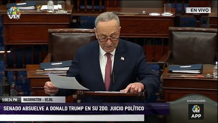 En Vivo desde Washington - Senado vota para decidir sobre Donald Trump